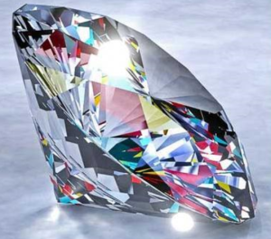 the April gemstone is Diamond