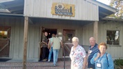 Entering Boutin's Cajun Restaurant 